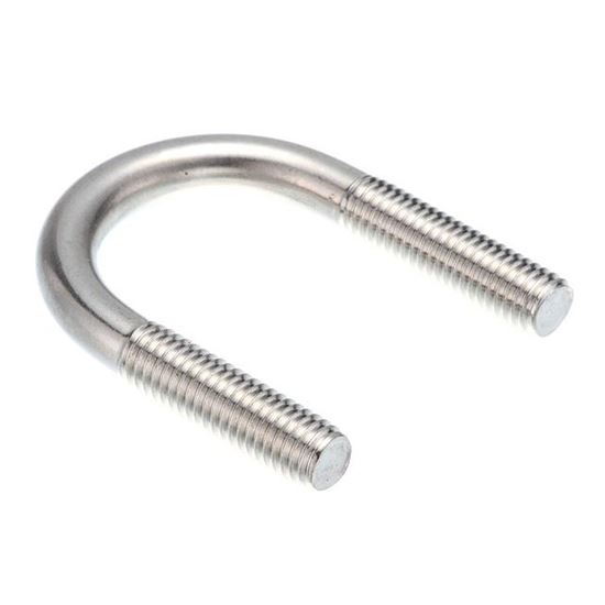 1 1/4" (M8*46*80)(DN32) U BOLT BEYAZ resimleri